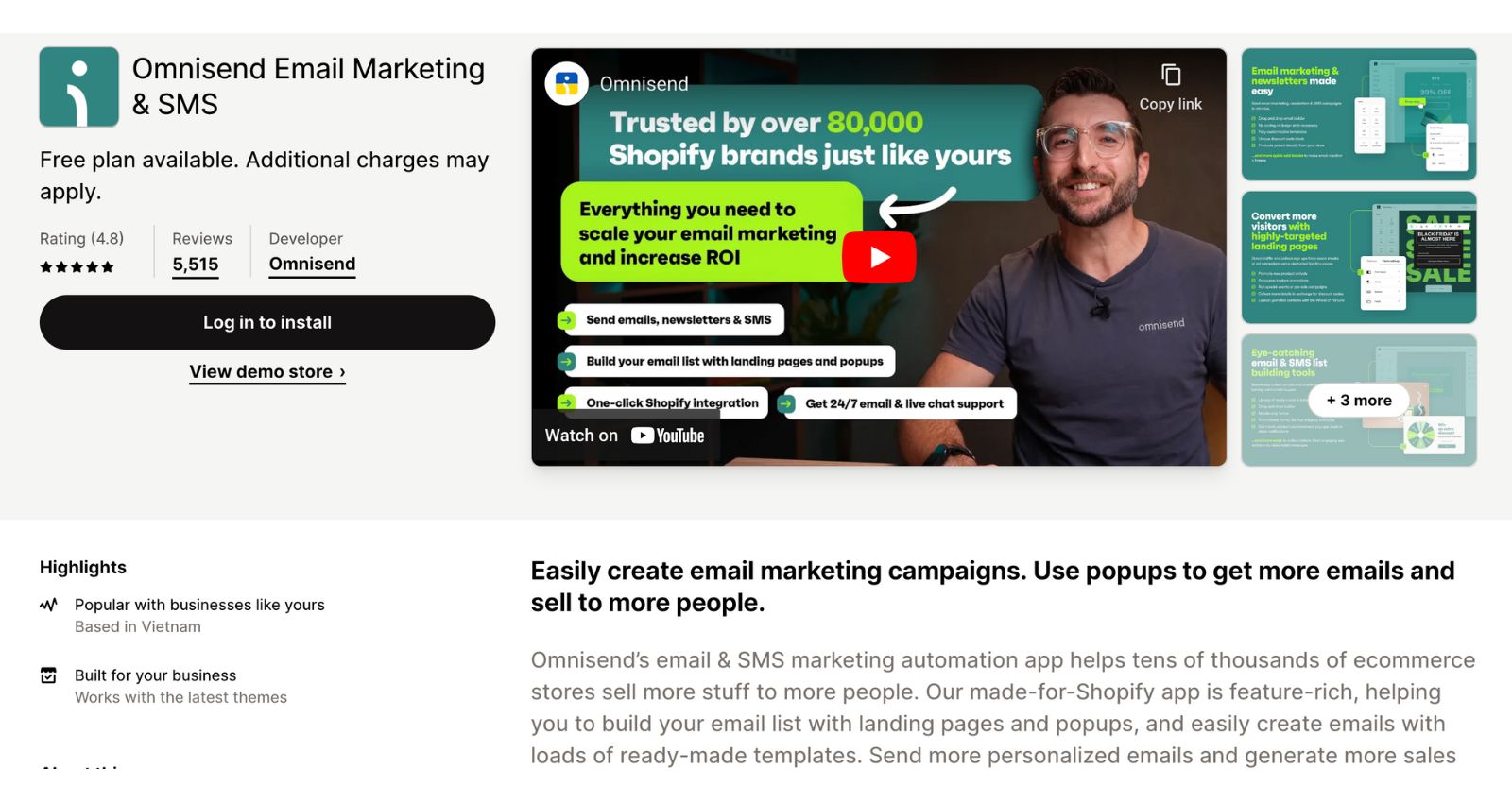 Omnisend Email Marketing and SMS